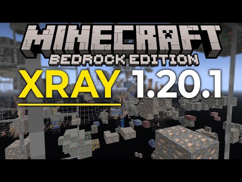 How To Get XRay in Minecraft Bedrock 1.20 (Minecraft Bedrock XRay Texture Pack)