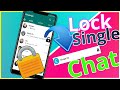 How to lock single chat in whatsapp 2022  lock single or multiple chats in whatsapp with pin 2022