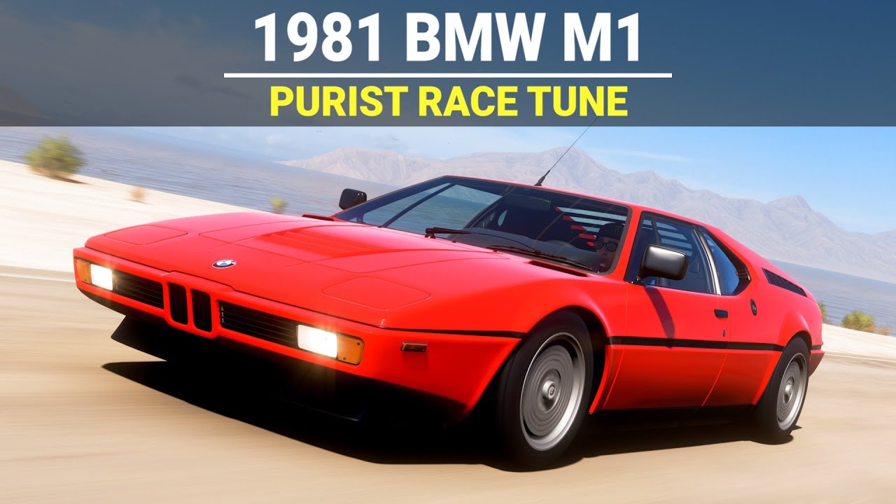 Forza Horizon 5 - 1981 BMW M1 Purist Race Build, Tune & Gameplay, FH5 ...