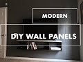 Modern Wall Panels  | DIY !!!!!