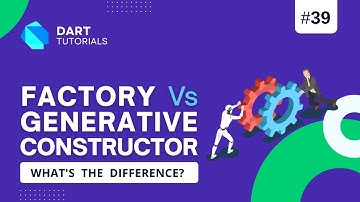 Factory Constructor vs Generative Constructor | Factory vs normal constructor | Dart Tutorial #39
