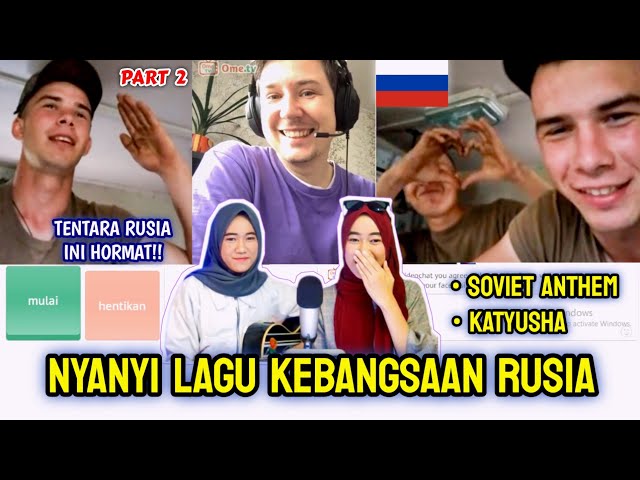 NYANYI LAGU USSR + RUSSIAN NATIONAL ANTHEM + KATYUSHA. OME TV INTERNASIONAL class=