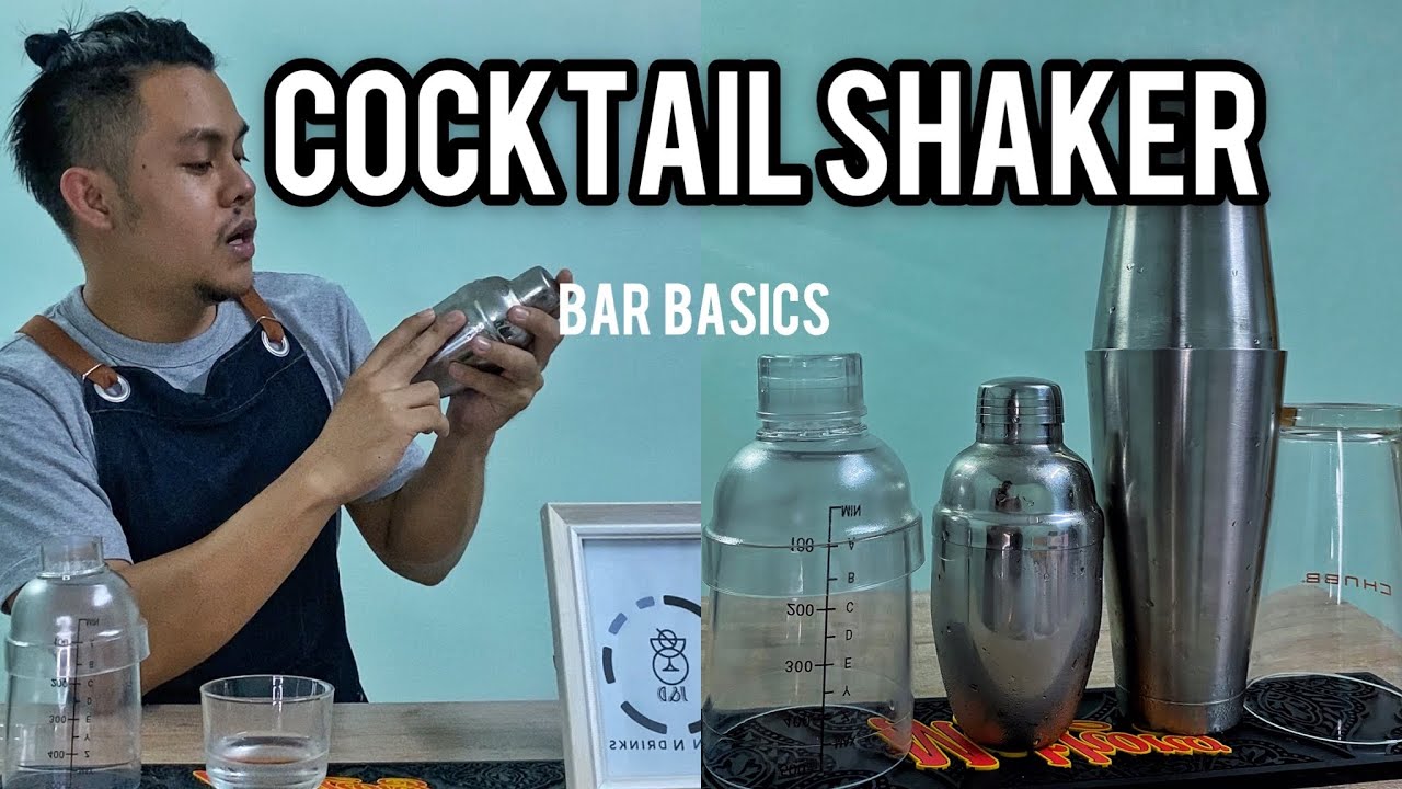 Boston Shaker vs Cobbler Shaker / Basics with John / Pinoy Bartender