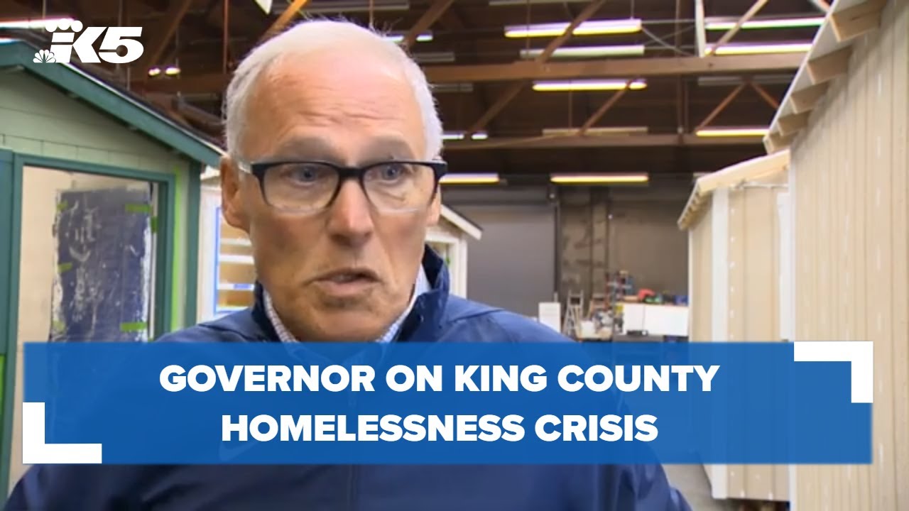 Governor on King County homelessness crisis - YouTube