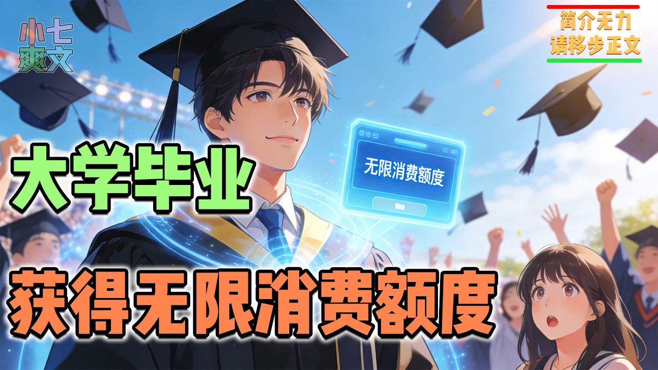 🔥大学毕业当天我激活男神系统获得无限消费额度，只要攻略女神就能解除所有限制！#都市爽文 #神豪爽文 #系统小说 #爽文解说 #小七爽文 #女神 #系统 #热血 #推文 #豪宅 #奢侈品