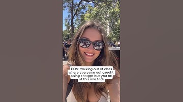 The entire class got caught using ChatGPT #shorts #students #study #college