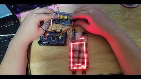 Arduino LED Array Tetris
