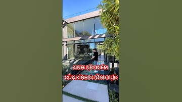 4 NHƯỢC ĐIỂM CỦA KÍNH CƯỜNG LỰC #khanhnhom #cuanhomkinhcaocap #kinhcuongluc #cuanhomkinhbietthu