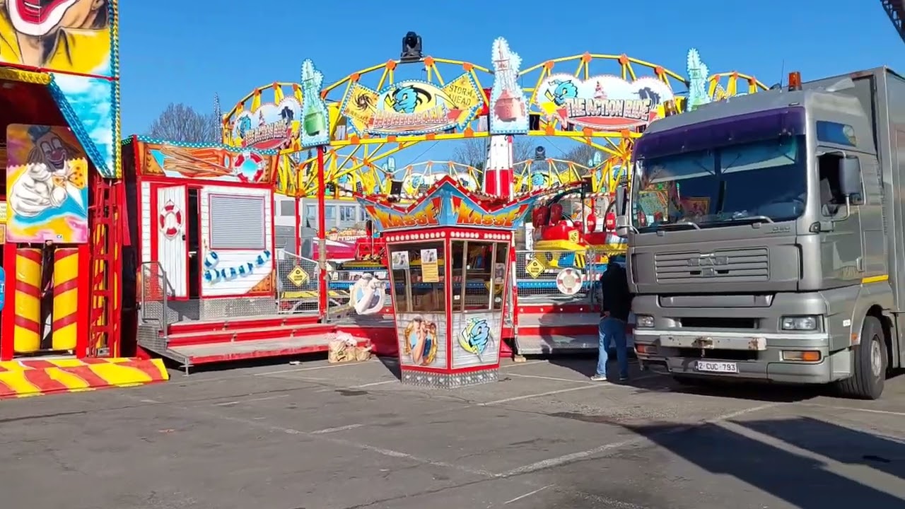 Opbouw Winterfoor Aalst (BE) 2025 (Deel 7) #winterfoor #aalst #kermis #opbouwkermis