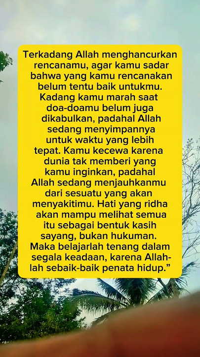 berbaik sangka lah #motivasidiri #katahatimotivasi #motivasi #katakatabijak
