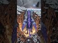 🌌 Nebula Wyvern Over a Shattered Moon Horizon 🐉 | Cosmic Dragon Fantasy Short #usa #usashorts