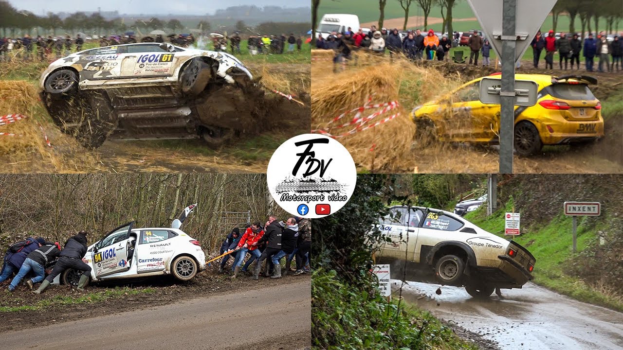 CRASHES & MANY MISTAKES Rallye du Touquet 2023 [HD]