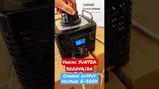 Variac Suntek 3000Va, Rate 0-300Volts,12A