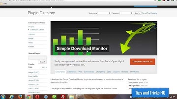 WordPress Simple Download Monitor Plugin Usage