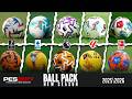 PES 2017 New Ball Pack Season 25/2026