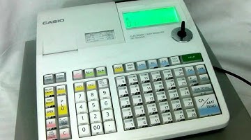 Casio SE-S300 SE-S2000 PCR-T2100 PCR-T2200 Programming Department Name