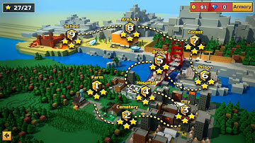 Pixel Gun 3D bridge map glitches in secrets and locations