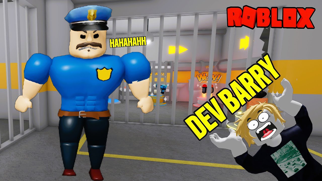 DEV GARDİYAN BARRY PEŞİMDEN KAÇIN | ROBLOX SIKICI BARRY'S PRISON RUN ...