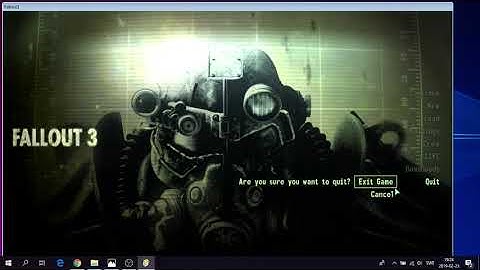 FALLOUT 3 ON WIN 10