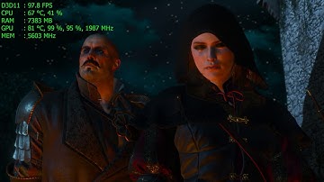 The Witcher 3 | GeForce GTX Titan X Pascal 1440p Ultra settings part 2