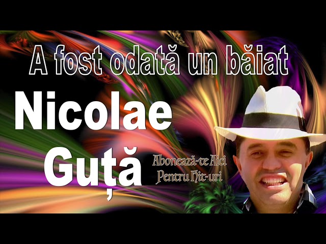 Nicolae Guta - A fost odata un baiat, Hit de Hit class=