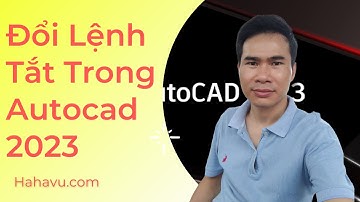 Video 4_Đổi Lệnh Tắt Trong Autocad 2023|Autocad Cơ Bản|Hahavu