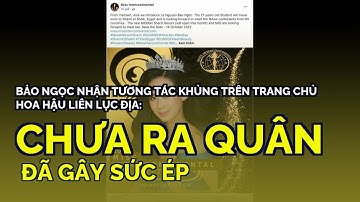 Bảo Ngọc nhận tương tác khủng trên trang chủ Hoa hậu Liên lục địa: