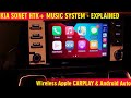 Kia sonet htk plus music system  wireless apple carplay  android auto