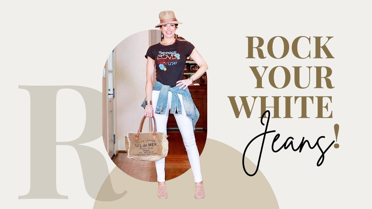 7 Timeless Ways to Style Your White Jeans | Dominique Sachse