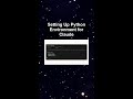 Setting Up Python Environment for Claude #ai #artificialintelligence #machinelearning #aiagent