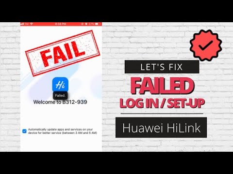 Learn how to fix failed Log in / Set-up in Huawei HiLink | Aiza Grace