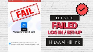 Learn how to fix failed Log in / Set-up in Huawei HiLink | Aiza Grace