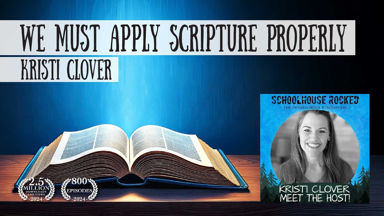 We Must Apply Scripture Properly - Kristi Clover - YouTube