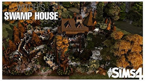 Witch Swamp House | Realm of Magic | No CC | Stop Motion Build | The Sims 4