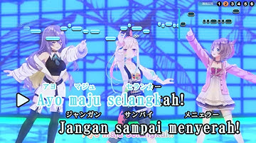 【VTuber】HI-15 (Indonesian ver.)【hololive Indonesia 1st Generation/ホロライブID】【インスト版(ガイドメロディ付)/カラオケ字幕】