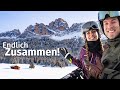 Ein skitag mit marlenesleben in den dolomiten skifahren in carezza