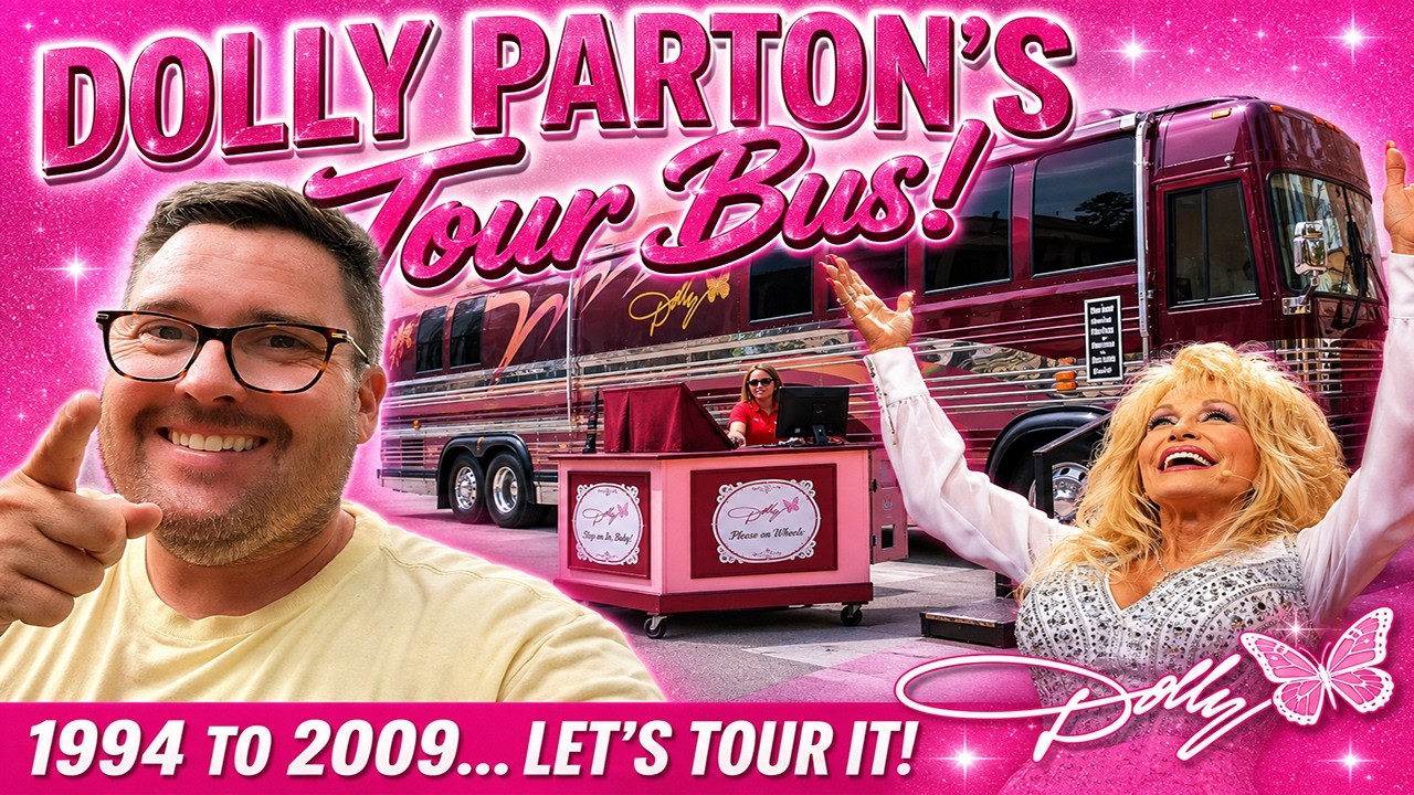 Inside Dolly Parton’s Tour Bus! Touring Her Home on Wheels