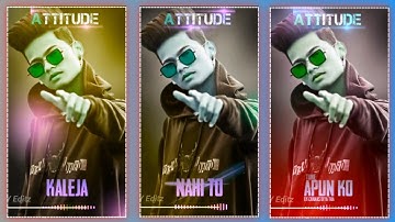 New Attitude Boy Status Editing 2021|| Kinemaster New Video Editing 2021 || Full Screen Status Edit