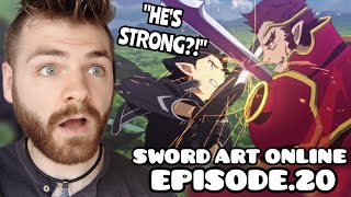 THE HARDEST FIGHT YET??!! | Sword Art Online | Episode 20 | New Anime Fan | REACTION!