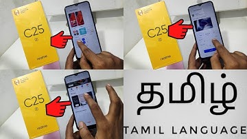 How to Chang Font Size And Font Style in REALME C25S,C25Y,C25 in Tamil |   C Series Fonts Changer