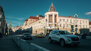 Kazan City, Russia | City Walk | Spring Walk along Levo-Bulachnaya Street