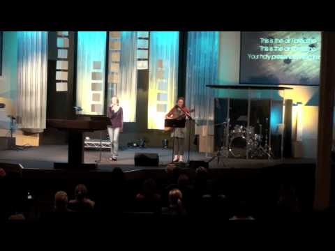 Rachel Krall & Missy Fry on guitar, Compass Bible Church Aliso Viejo Ca