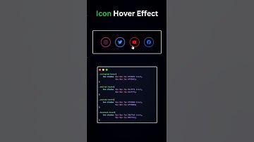 ICON Hover Effect CSS. .✨👾(Part 2)#viral #tranding #youtubeshorts #shorts #shortsfeed #python #html