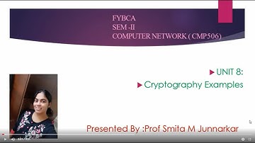 FYBCA UNIT8  Cryptography Examples