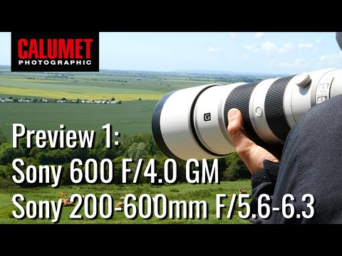 Preview Sony FE 600 / 4.0 GM und Sony FE 200 - 600 / 5.6 - 6.3 G OSS