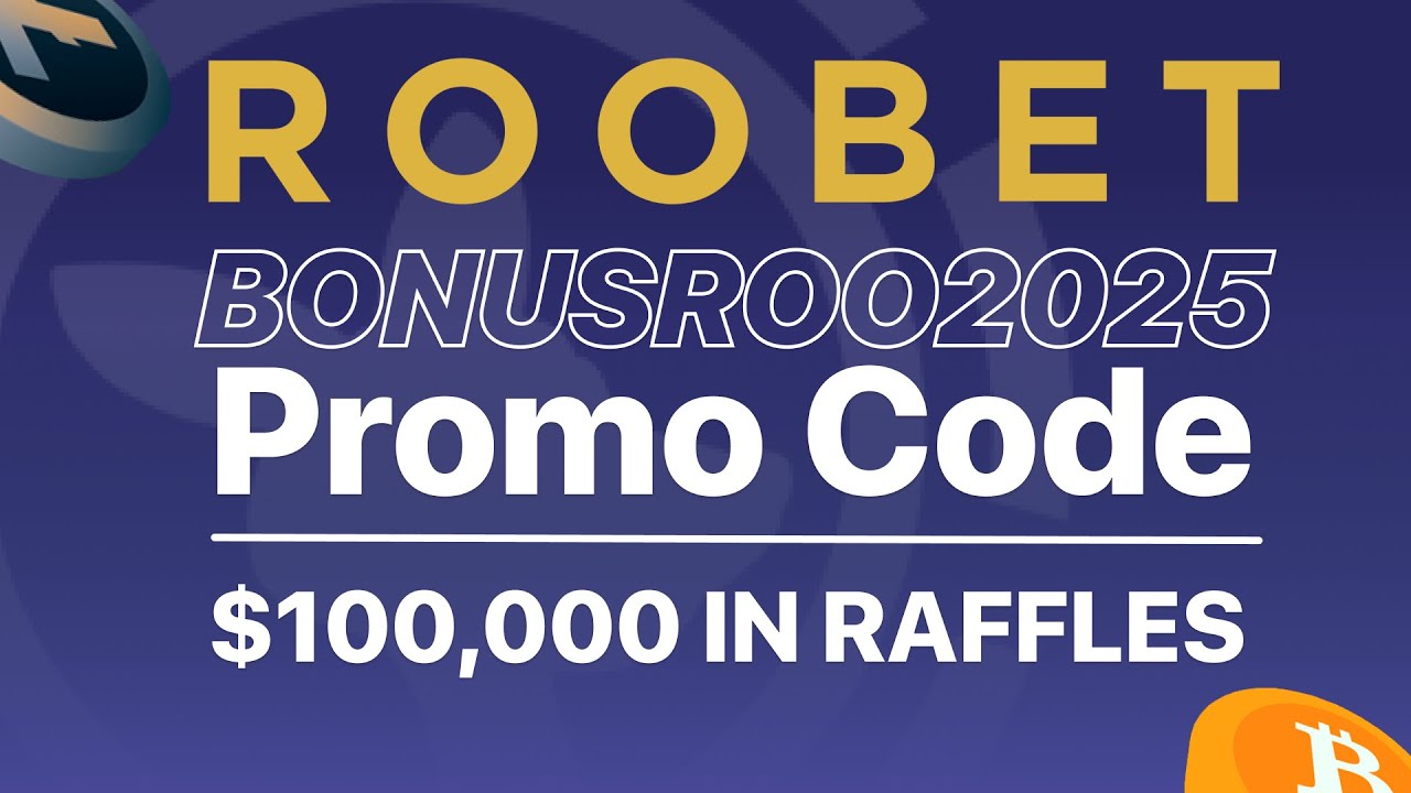 Roobet Code "BONUSROO2025" — Get Access to $100,000 Raffles + Daily Rewards 