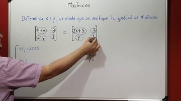 Ecuaciones Matriciales Ejemplo 1