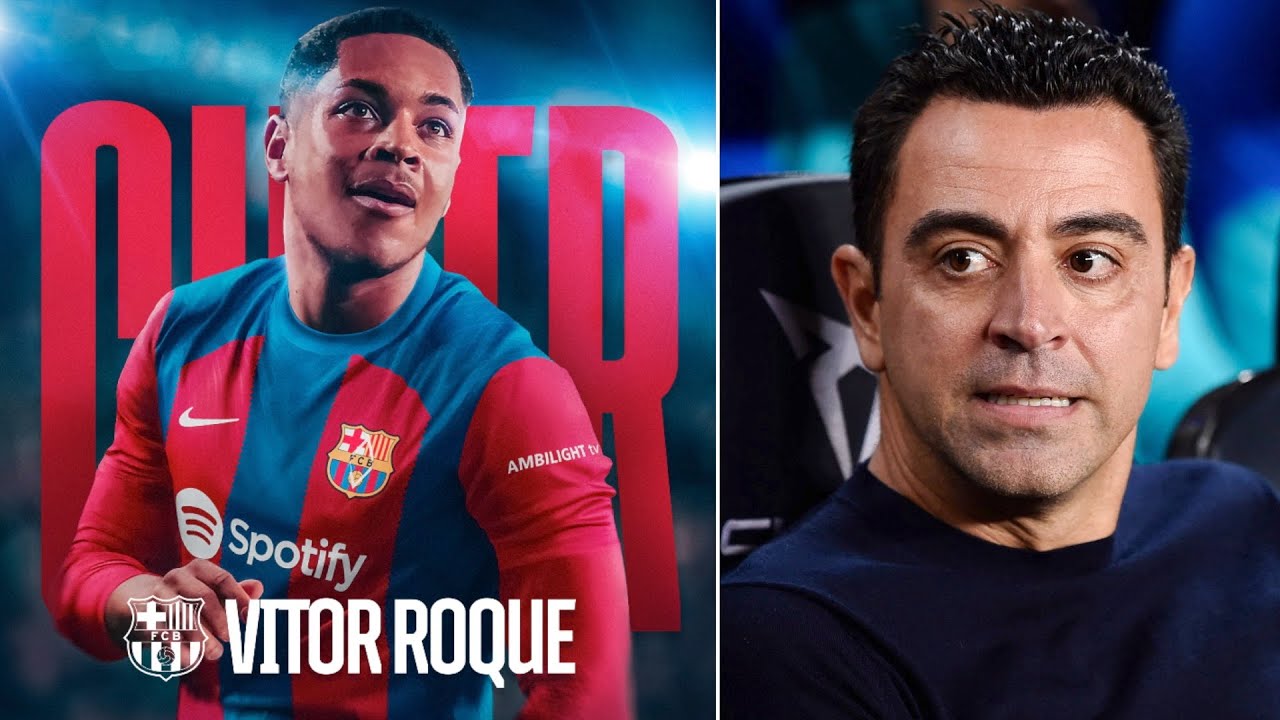 Vitor Roque officially announces his arrival at Barça