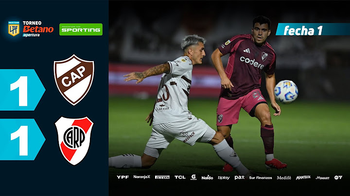 PLATENSE 1 - 1 RIVER I Resumen del partido | #TorneoBetano Apertura 2025