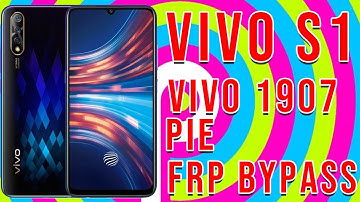 Vivo S1 (vivo 1907) Pie Google Account Bypass no PC